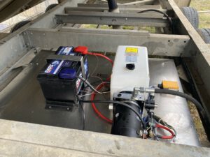 Hydraulikaggregat / Pumpe 12V, Umbauset - elektrische Pumpe