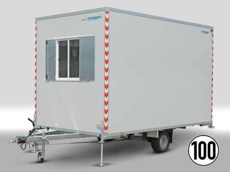 Bauwagen, 1.500kg, 370x206x230, gebremst