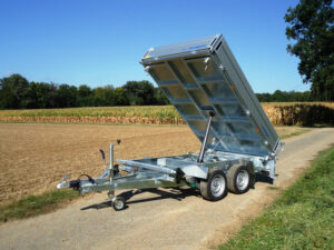 Dreiseitenkipper 3.000kg, 269x170cm, gebremst